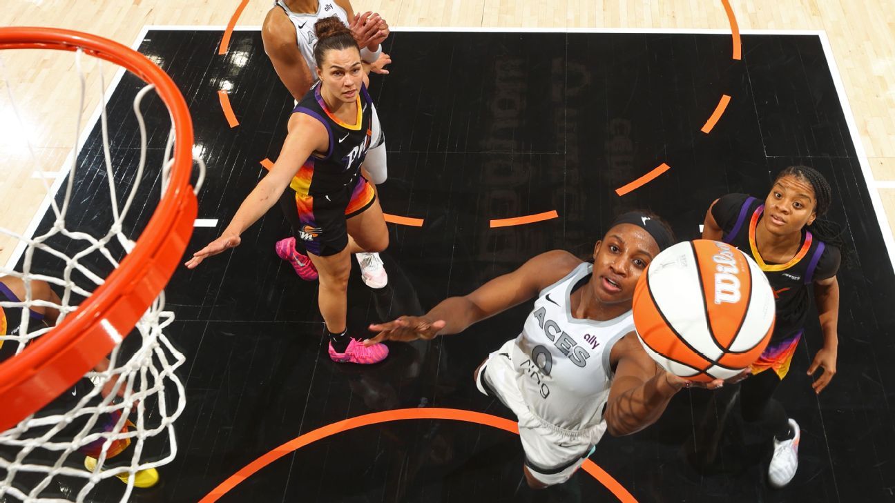 El Juego 2 de las Finales de la WNBA perteneció a Jackie Young, pero también tuvo 18 puntos en el Juego 4 para ayudar a Las Vegas a barrer a Phoenix.
