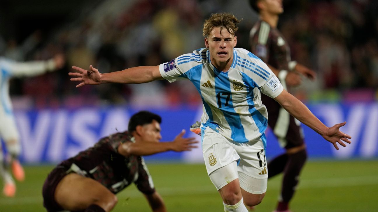 Golazo de Mateo Silvetti para ampliar la ventaja de Argentina ante México - ESPN