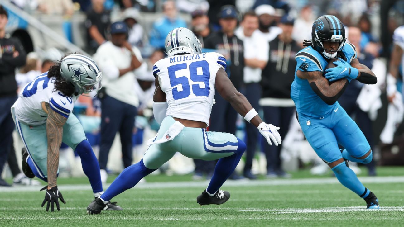 Questions, takeaways from NFL Week 6: Panthers squeak by against Cowboys, Jets remain winless