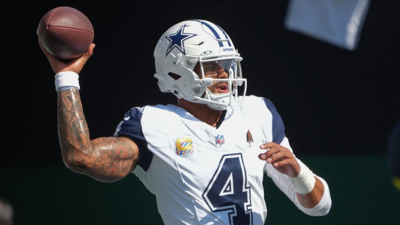 'I don't think anybody's surprised': Dak Prescott's torrid start reminiscent of 2023