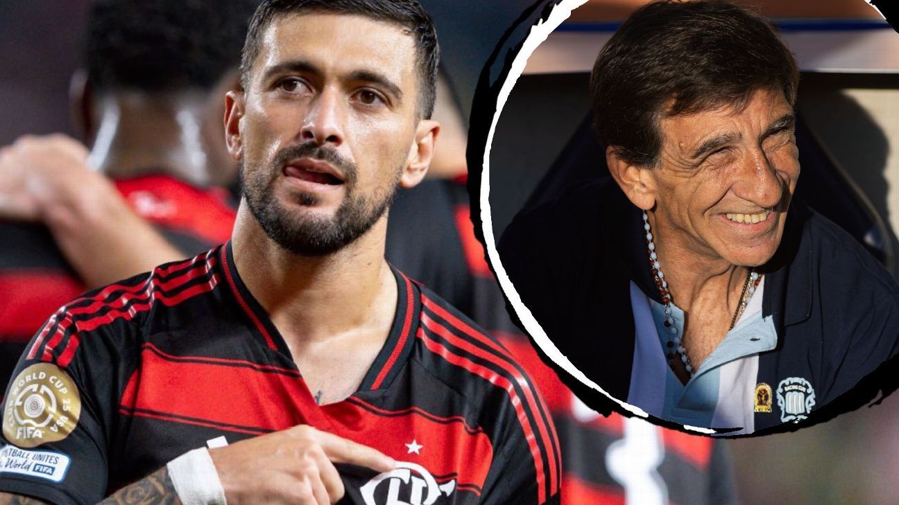 Técnico do Racing comenta disparidade financeira com Flamengo e até brinca: 'Ganham muito mais do que eu'