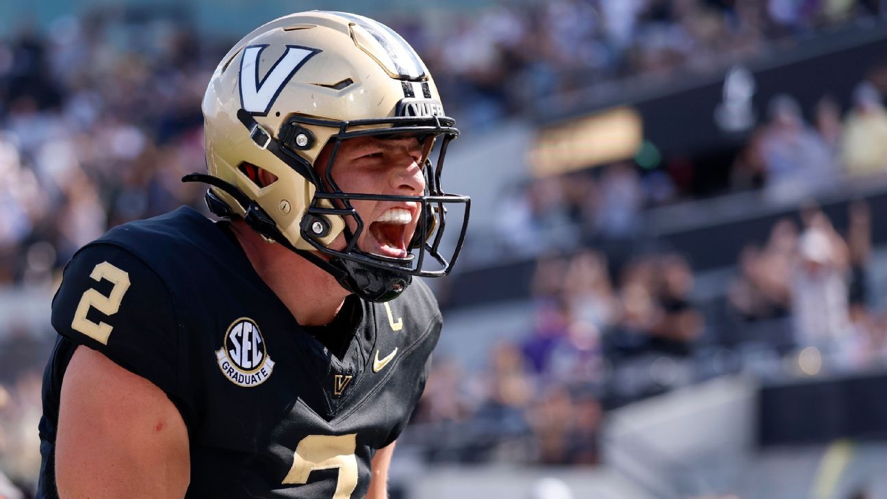Tide, Dawgs into AP top 5; Vandy soars to No. 10