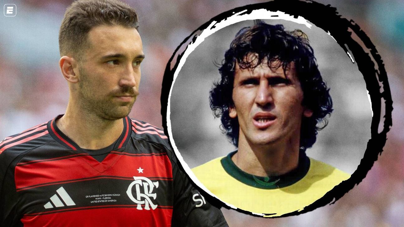 Do berço até a 'benção' de Zico: como Ortiz se inspira no passado para cravar nome no Flamengo