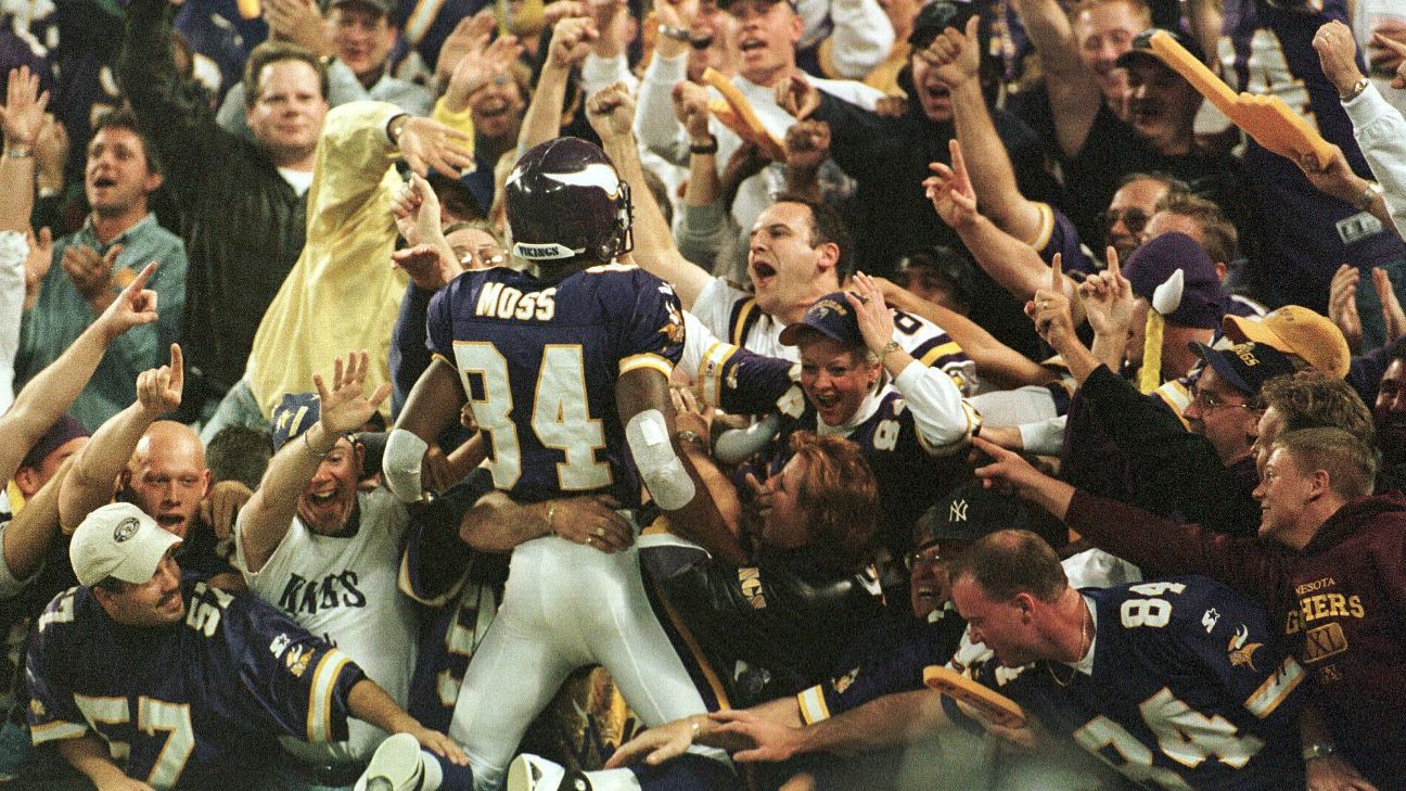 Jefferson y los récords irrompibles de Jerry Rice: ¿Imposible de alcanzar? 3 Randy Moss