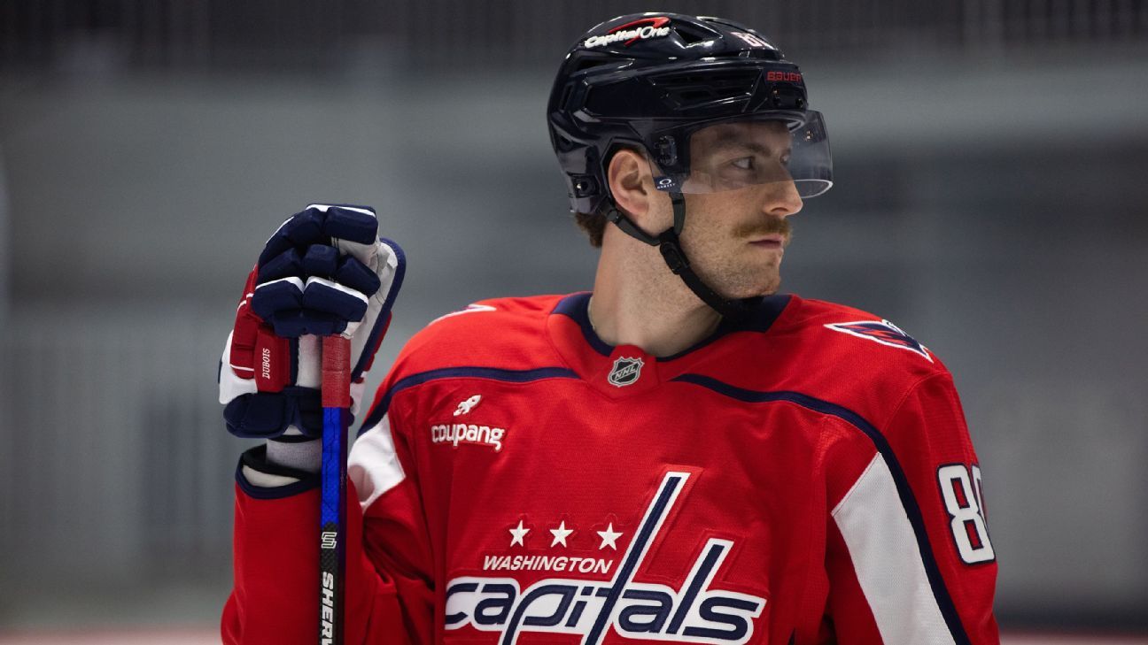 Capitals activate Pierre-Luc Dubois, Logan Thompson before Olympic break