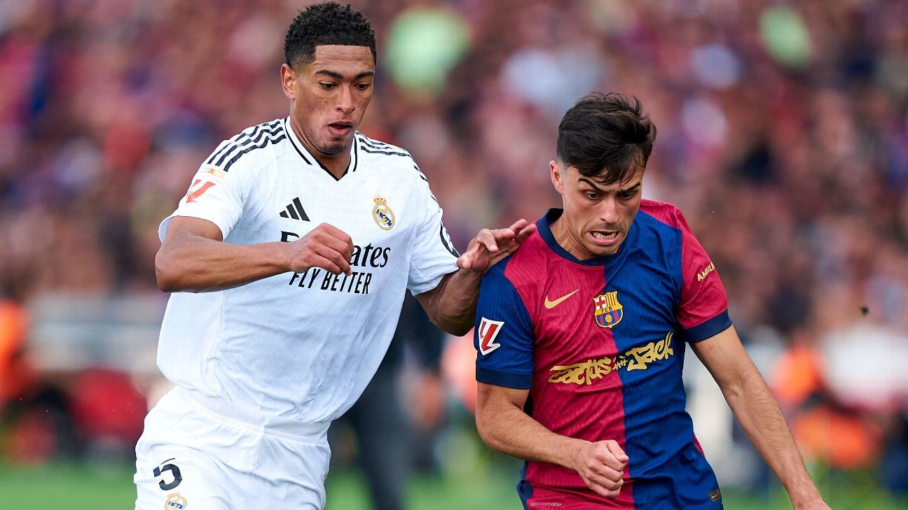 Why Clásico could hinge on battle between Madrid's Bellingham and Barça's Pedri