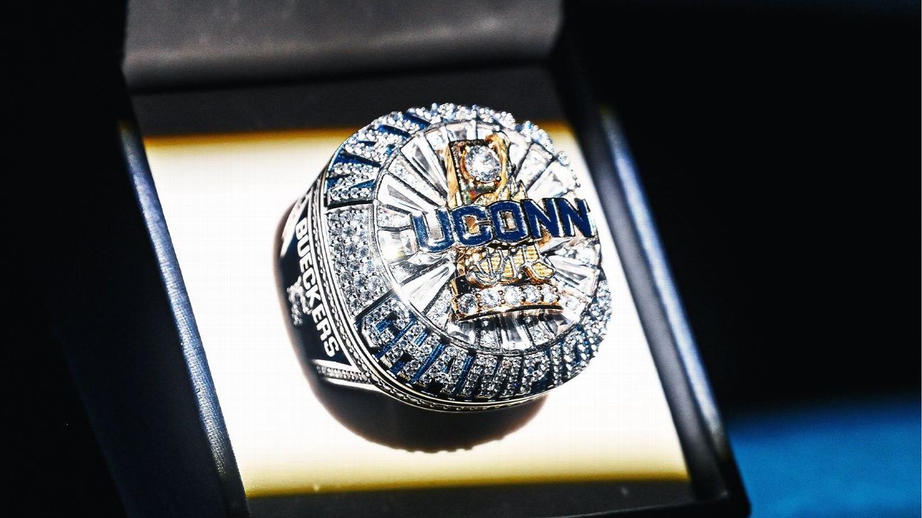 UConn reveal championship rings designed by Bueckers, Fudd and Ducharme