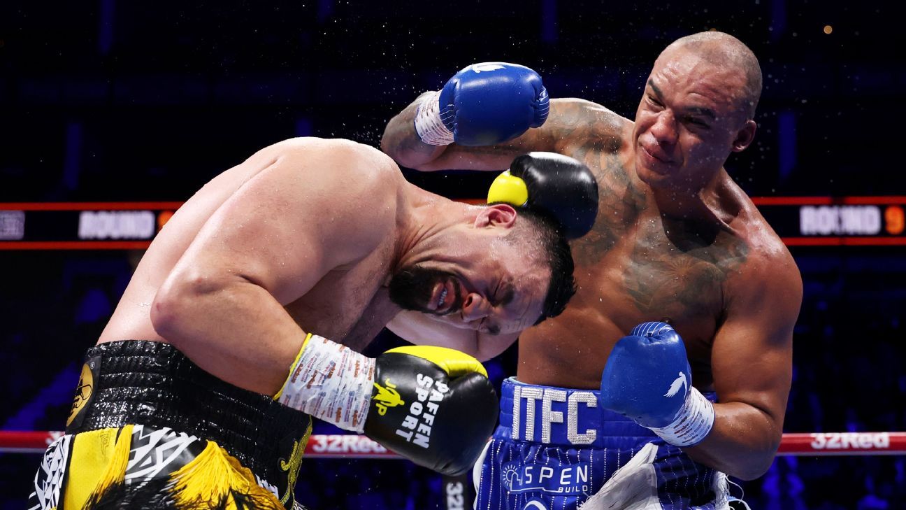Fabio Wardley derrotó a Joseph Parker en su pelea de peso pesado en el O2 Arena de Londres.