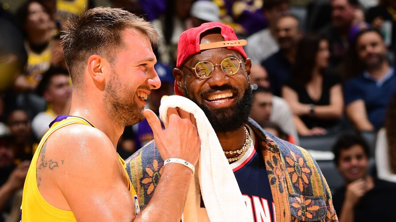 Sem LeBron, Lakers perdem Doncic por lesão no dedo e contusão na perna esquerda