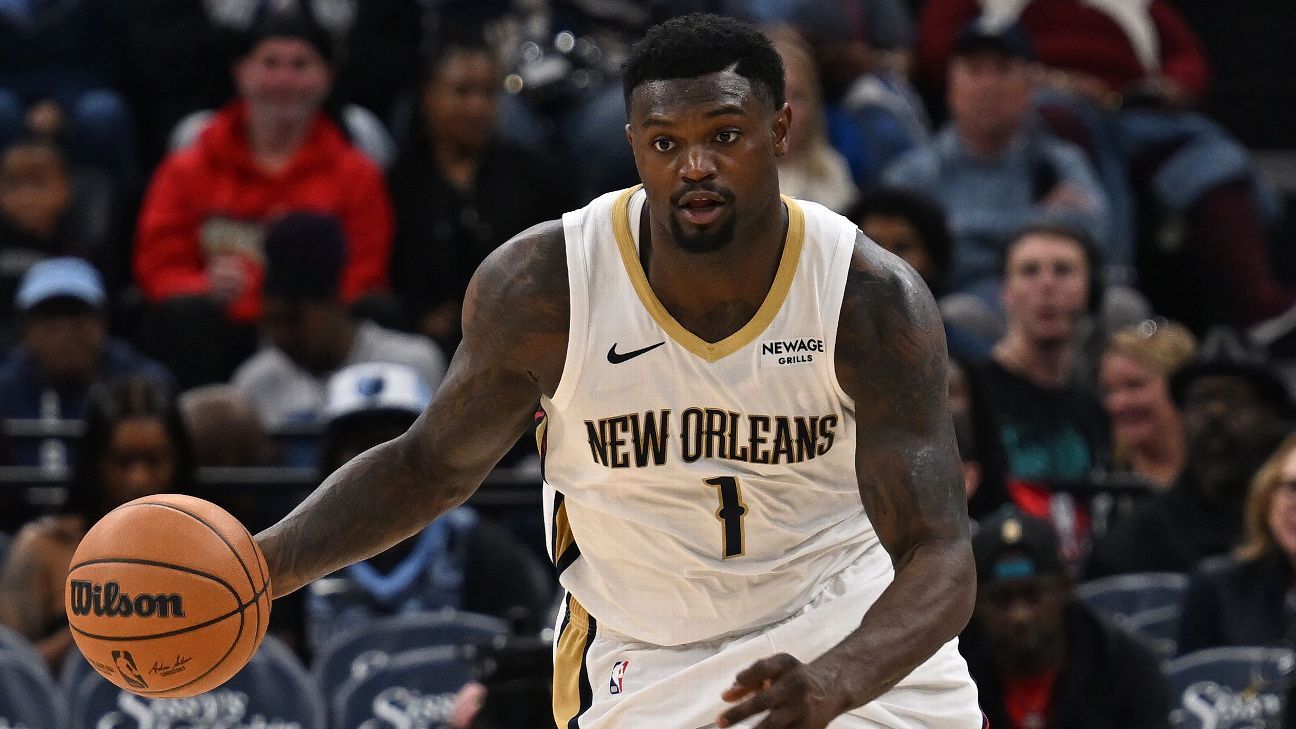 Pelicans rule out Zion with bone contusion in foot