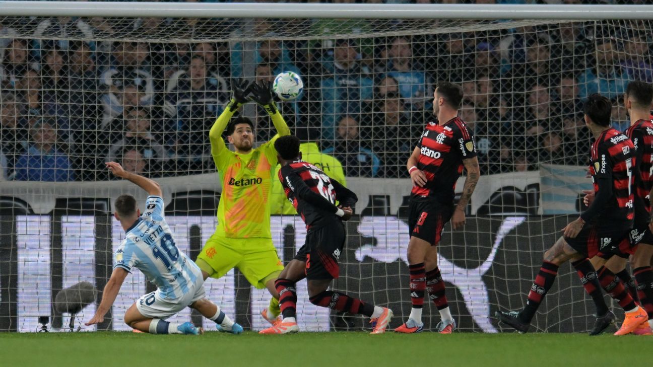 Jornal argentino se assusta com Rossi contra o Racing: 'Atuação soberba do goleiro do Flamengo'
