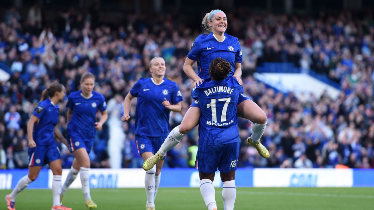 WSL: Chelsea remain top; City beat West Ham