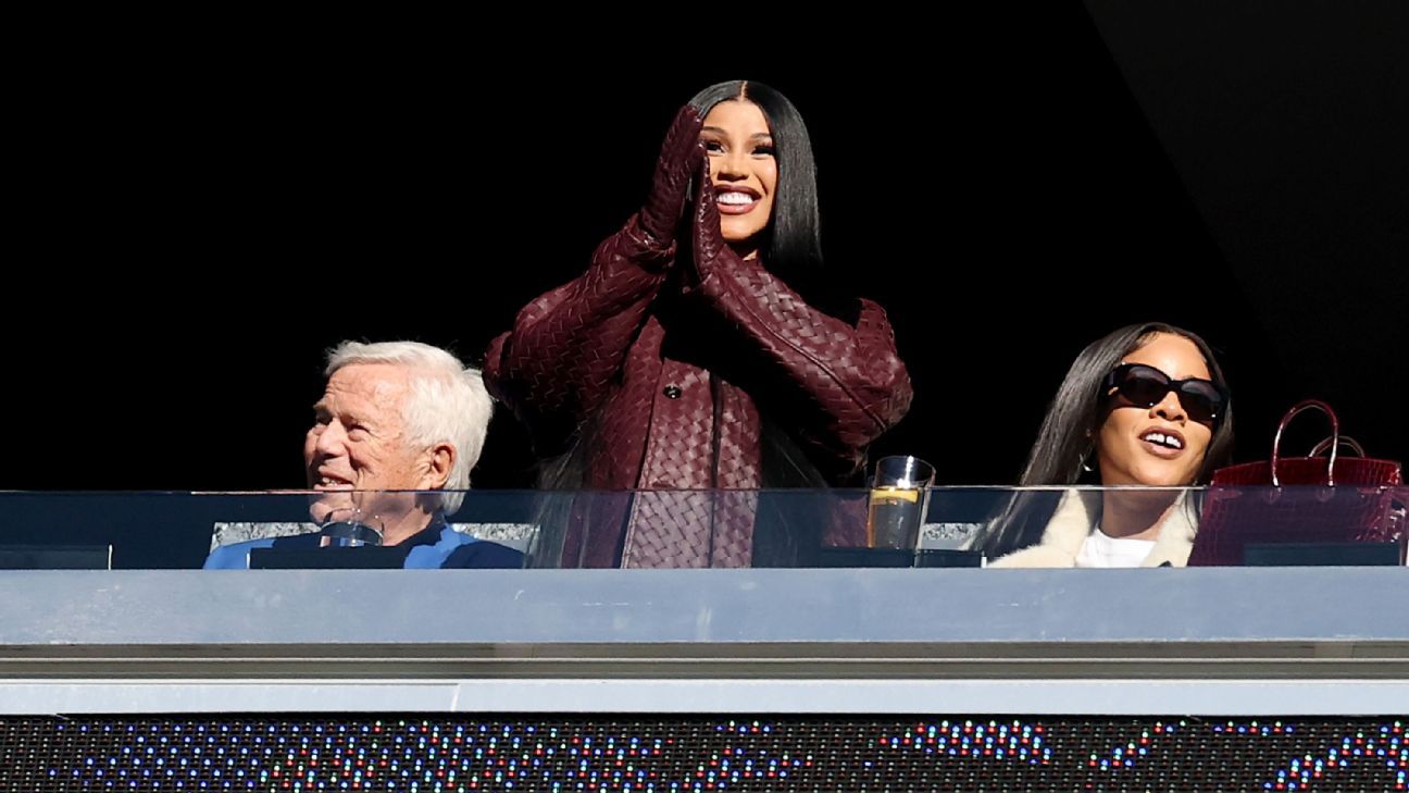 Cardi B in Foxborough: Kraft's suite, Diggs' touchdown, and a trademark celebration