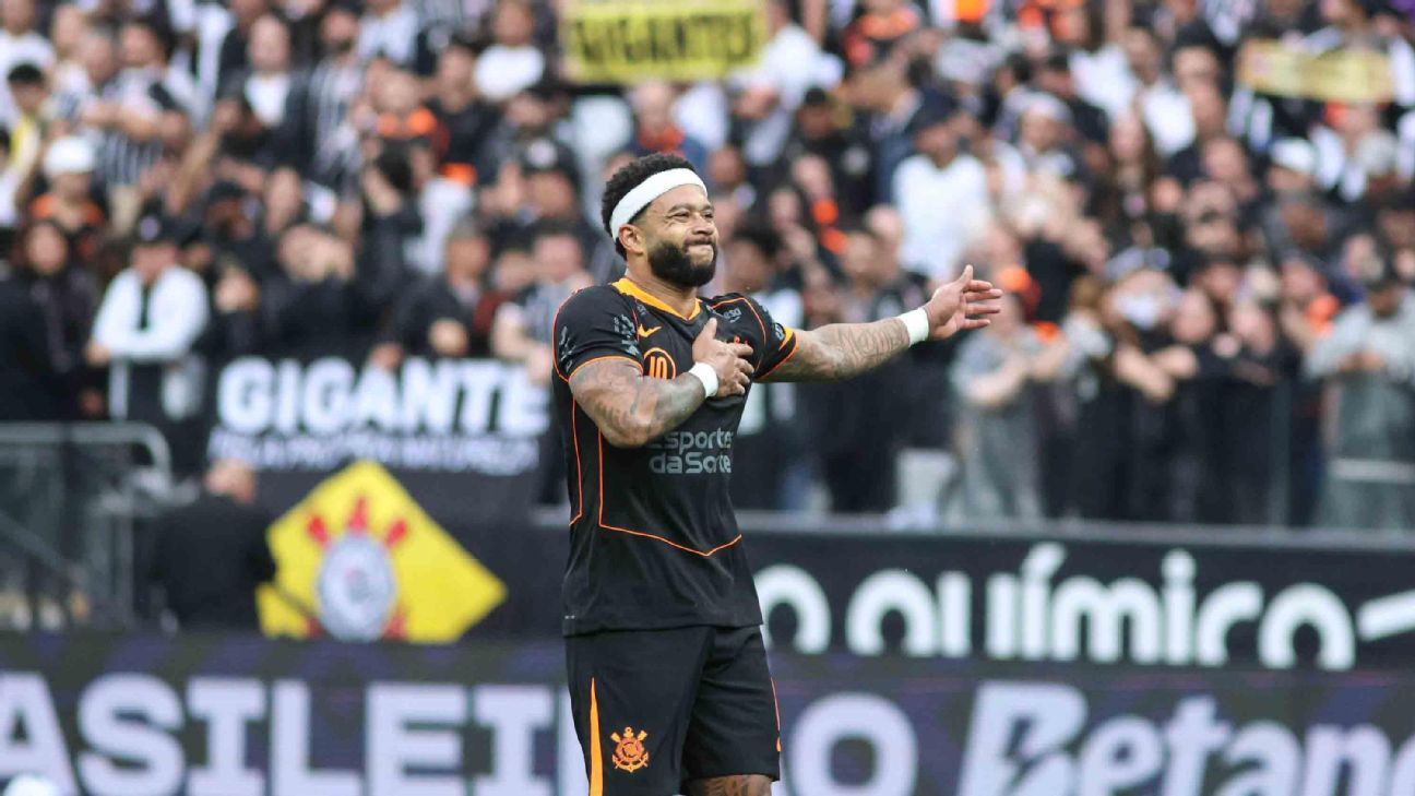 Corinthians vence Grêmio e Memphis encerra jejum em terceira vitória seguida.