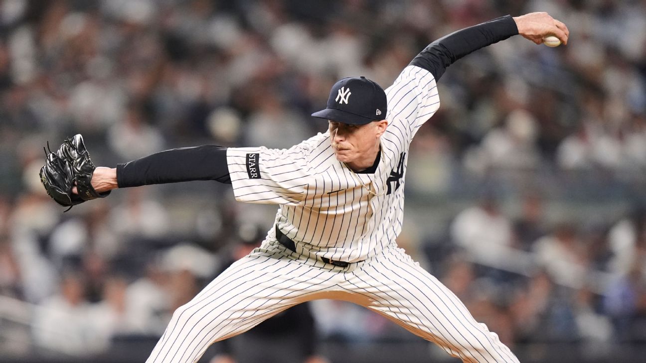 Yankees pick up Hill's option, decline Loaisiga's