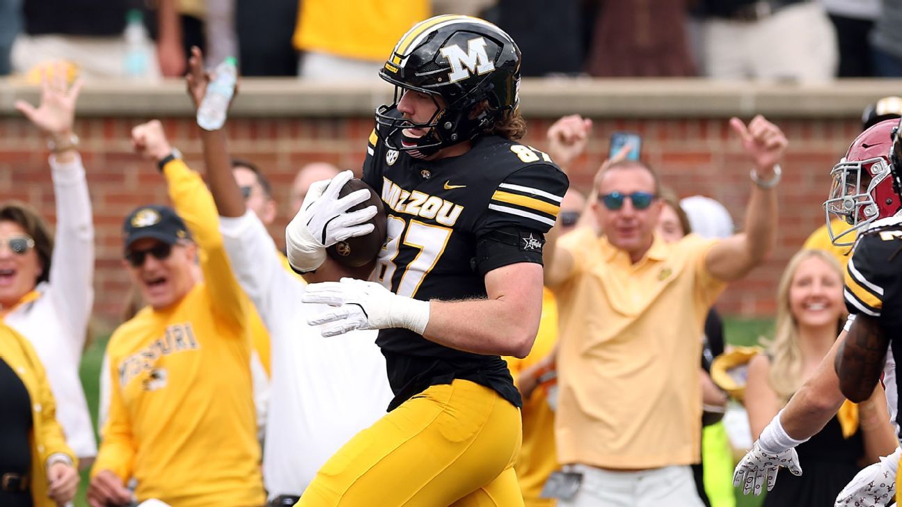 Missouri's Norfleet (shoulder) ruled out vs. A&M