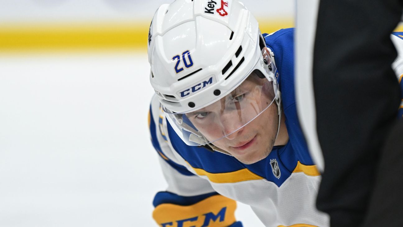 Sabres center Kulich sidelined with a blood clot