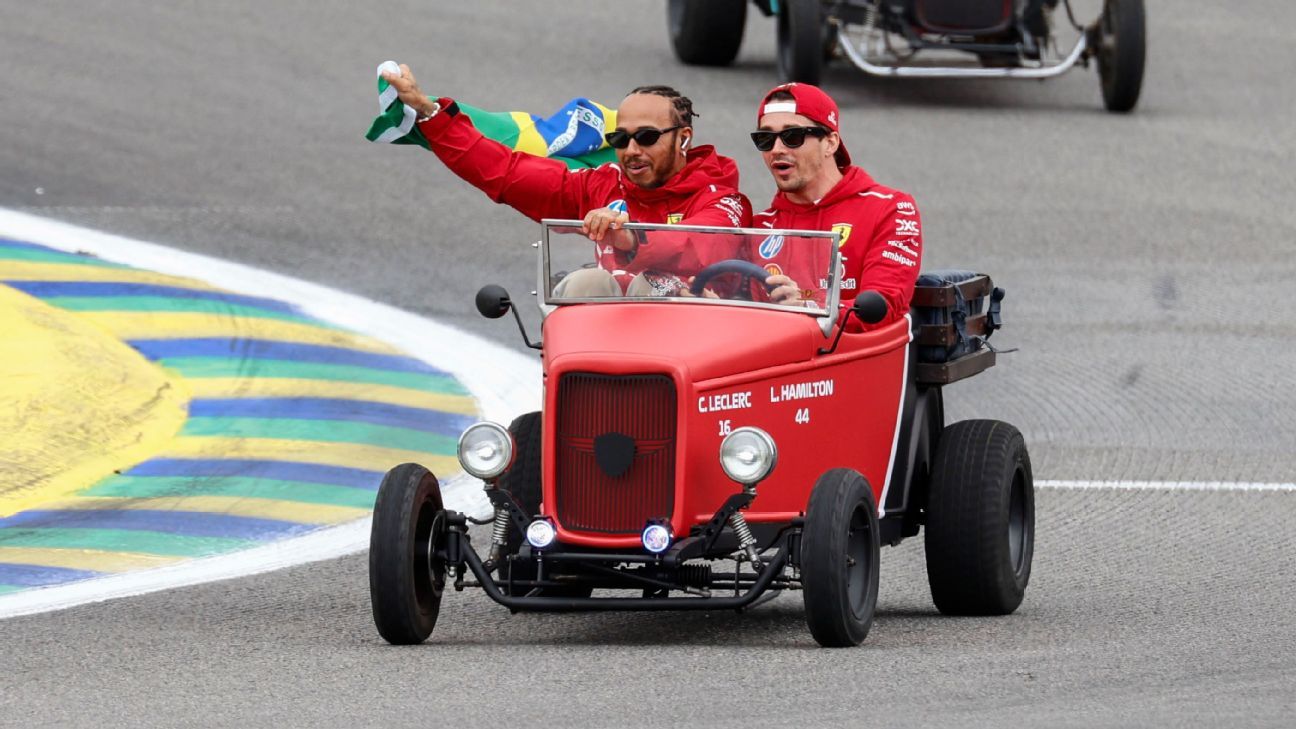 Ferrari piora crise após vexame em Interlagos, e chefão dispara forte contra Hamilton e Leclerc: 'Falar menos, dirigir mais'