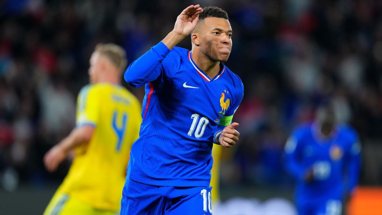 Mbappé tem atuação de gala, França derrota a Ucrânia e garante vaga na Copa