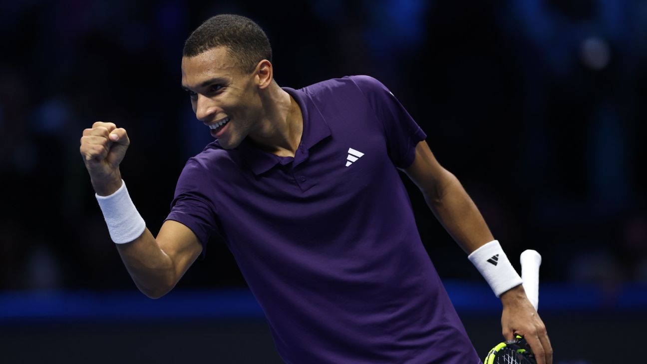 Auger-Aliassime Conquers Nerves to Reach ATP Finals Semis