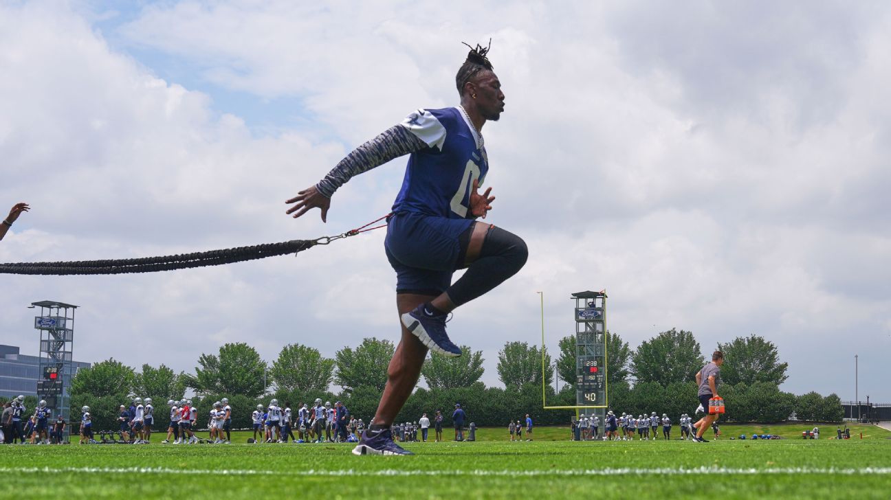 DeMarvion Overshown en entrenamiento