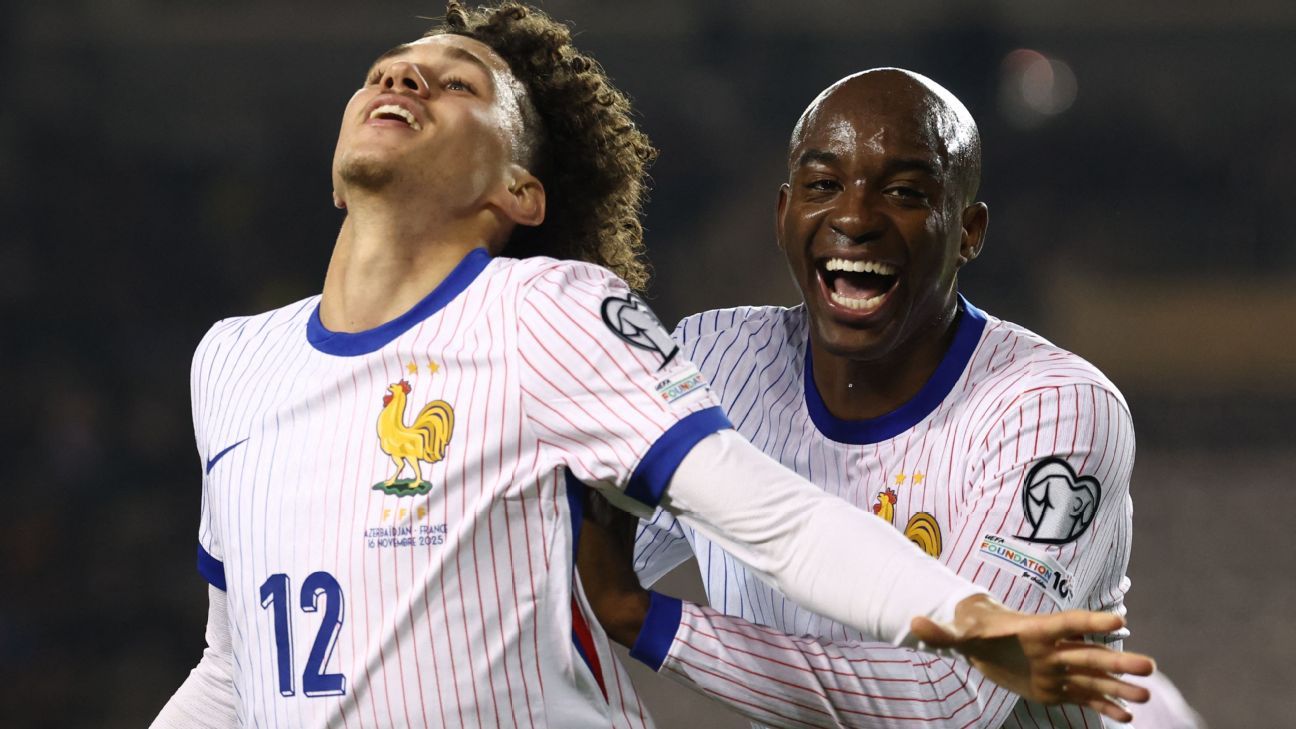 França 'passeia', bate Azerbaijão em ritmo de treino e fecha eliminatórias para Copa de 2026 com vitória