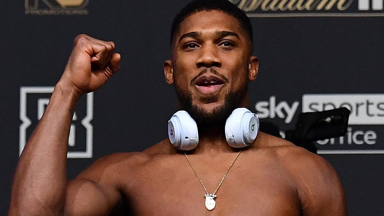 Anthony Joshua brings a huge size advantage into the ring against Jake Paul.