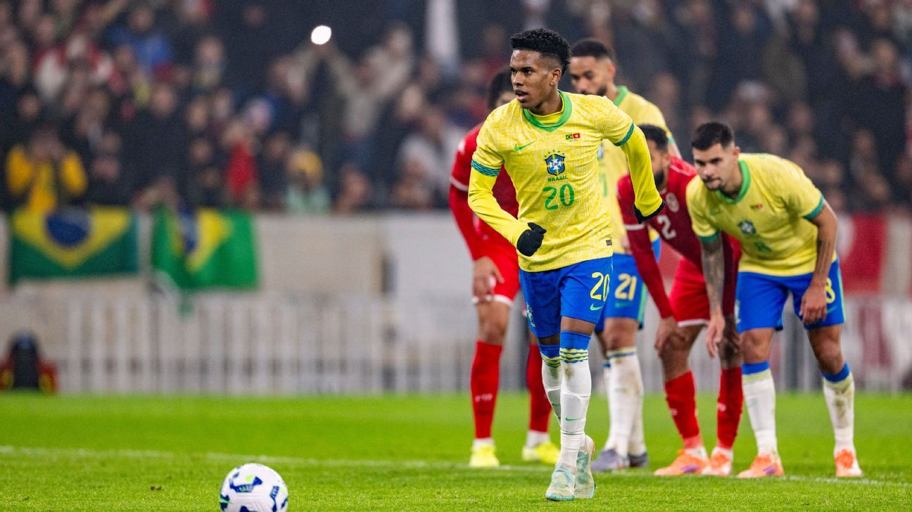 Estêvão diz que 'ordem' o impediu de bater segundo pênalti e pede foco: 'Na Copa temos que aproveitar essas oportunidades'