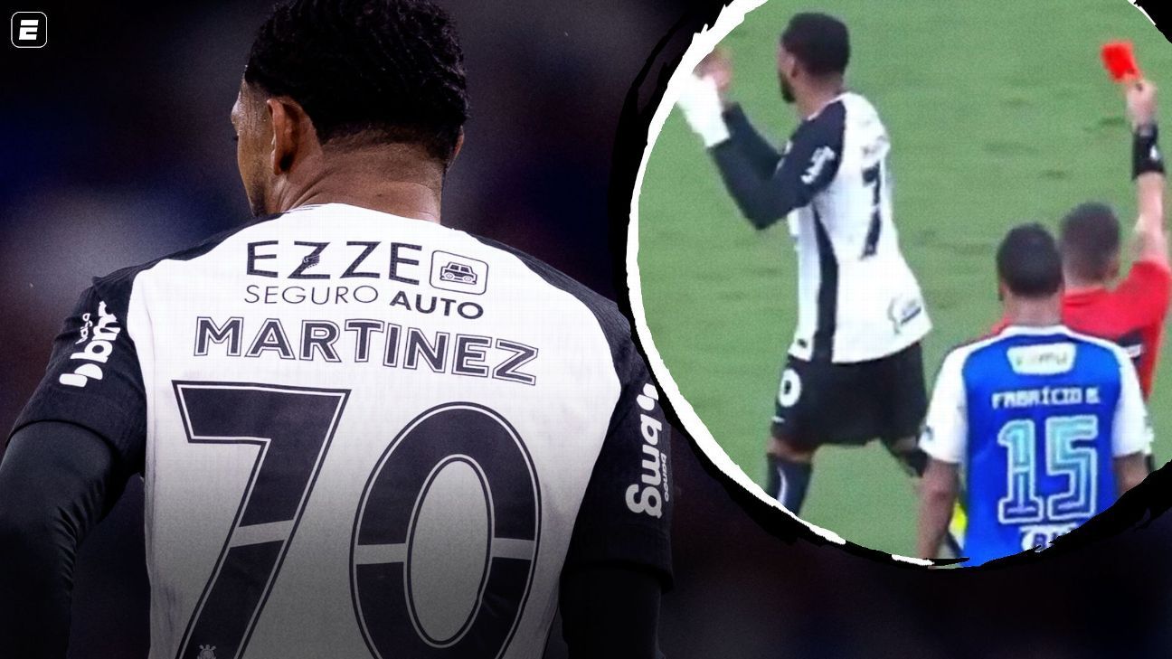 Gustavo Henrique diz que elenco do Corinthians vai conversar com Martinez após expulsão, mas sem 'cabeça quente'