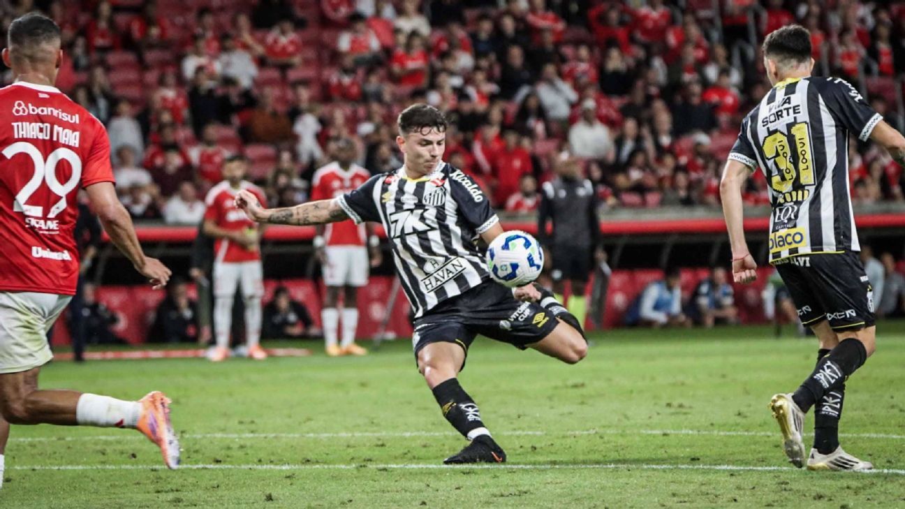 Inter cede empate ao Santos e mantém alerta ligado contra Z-4