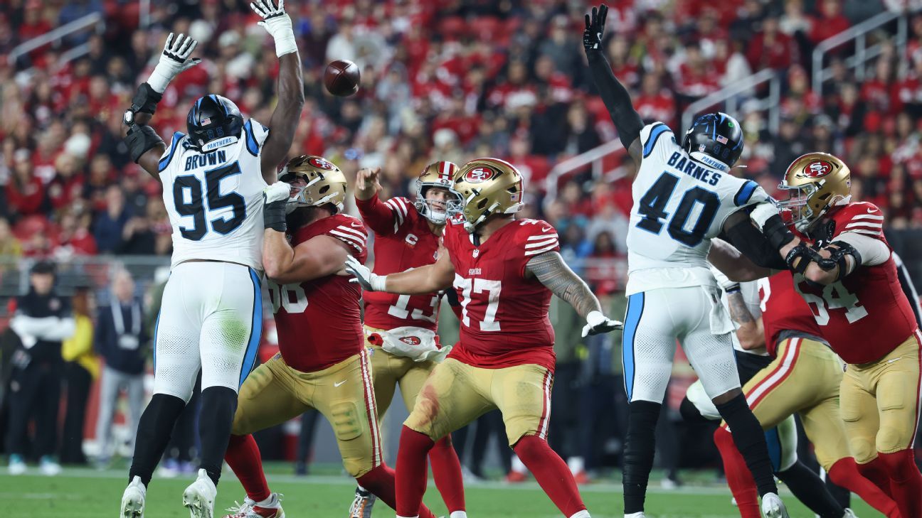 Despite some lackluster offenses on Monday night, some 49ers and Panthers stood out