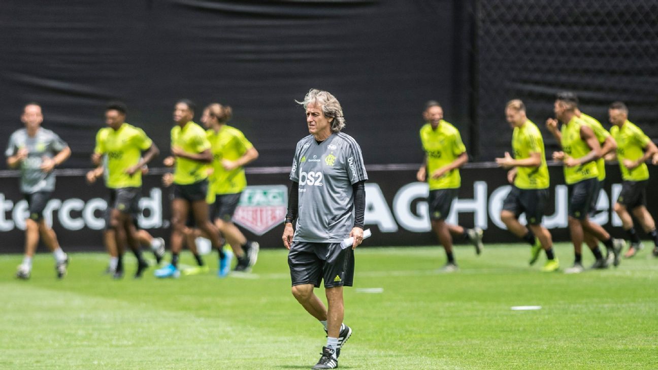 Flamengo treina em Lima e usa local como arma estratégica contra ex-Palmeiras de Jorge Jesus