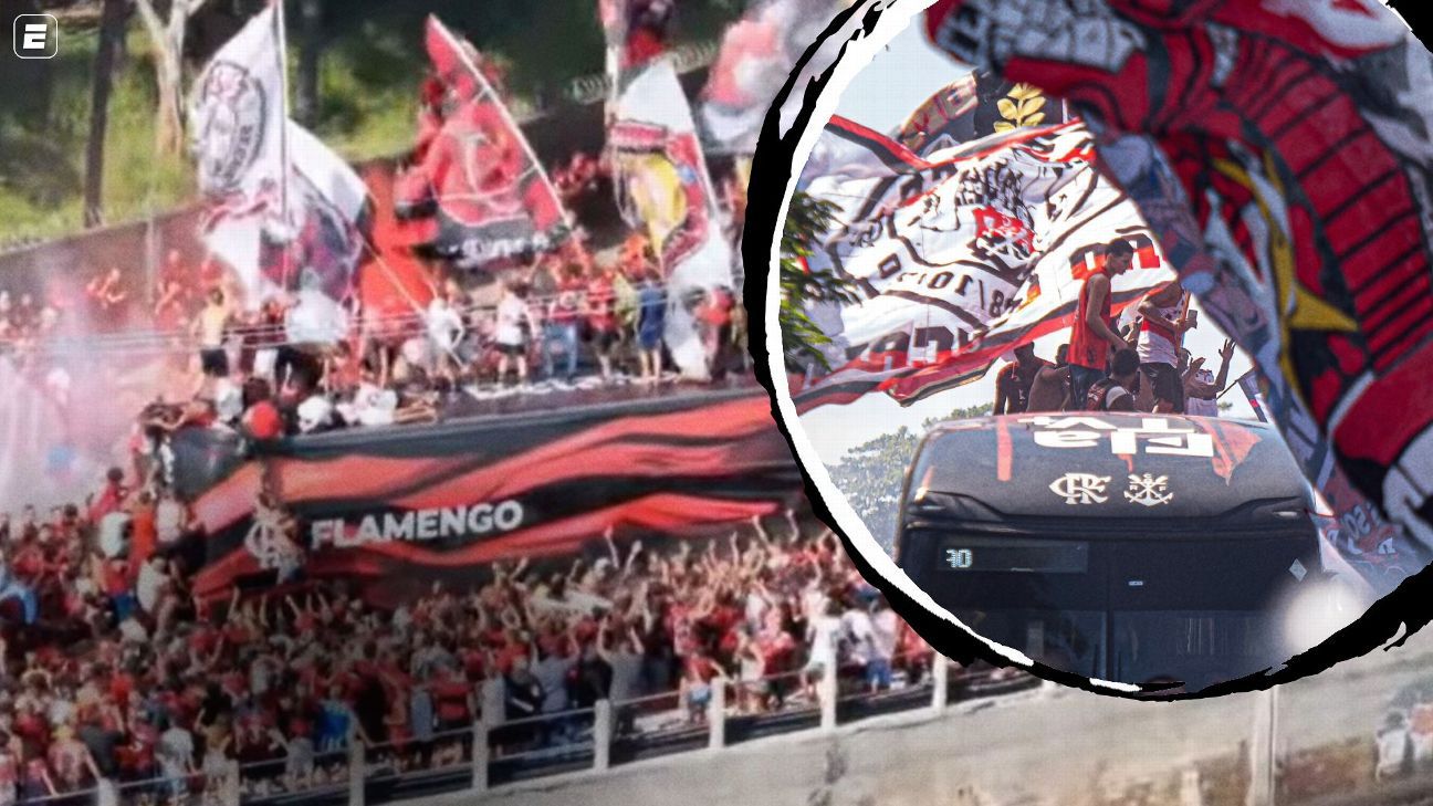 Flamengo: torcedores fazem festa vibrante no embarque para a final da Libertadores, à espera de um grande triunfo