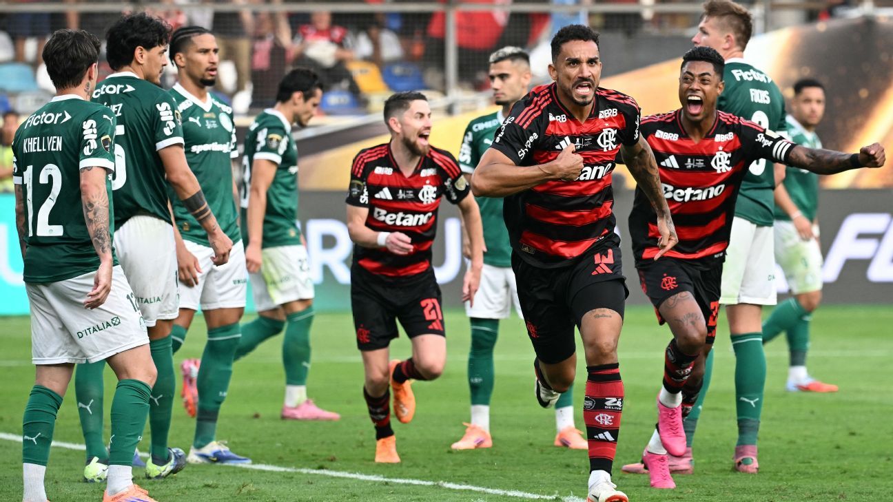 Flamengo vence Palmeiras, dá o 'troco' por 2021 e é o primeiro brasileiro tetracampeão da Libertadores