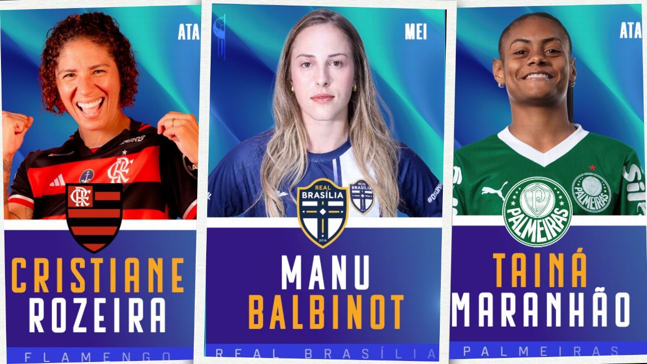 Golaço em disputa: Vote e decida entre Cristiane, Manu Balbinot ou Tainá Maranhão no Brasileirão feminino