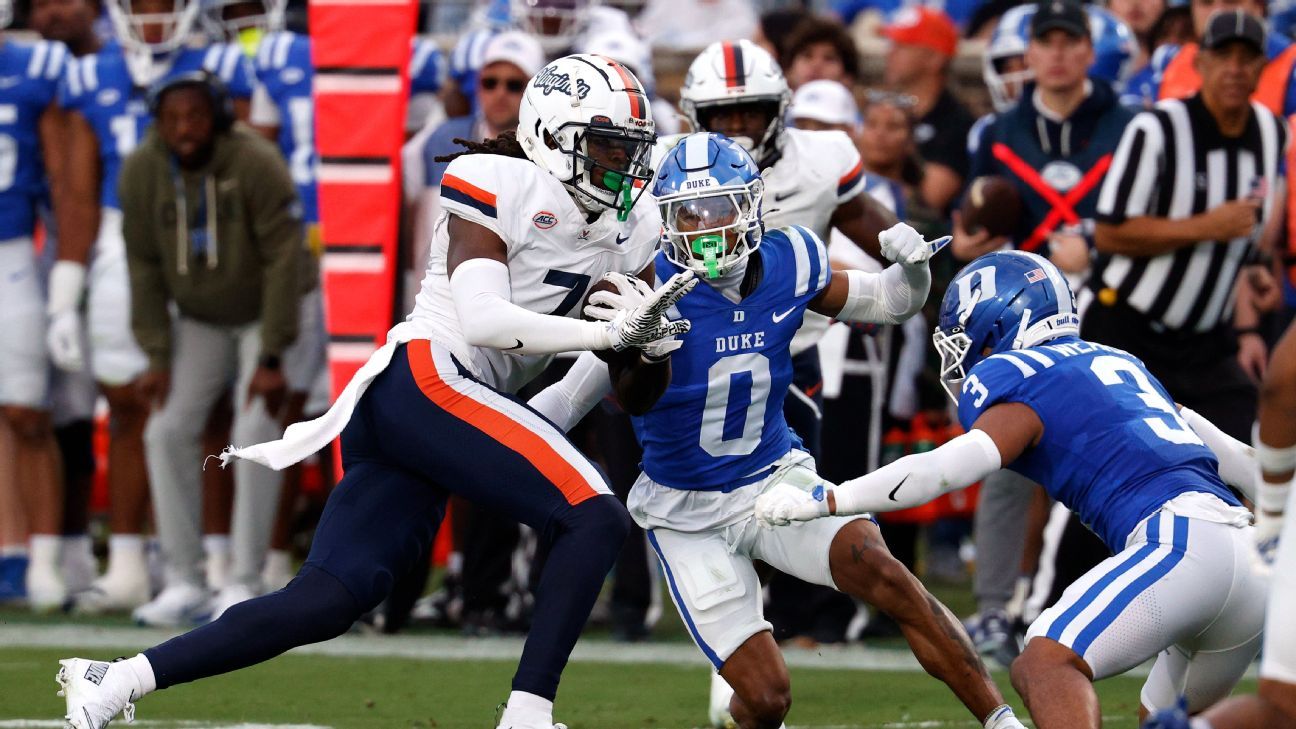 WR Jahmal Edrine charged with rape; no longer at Virginia