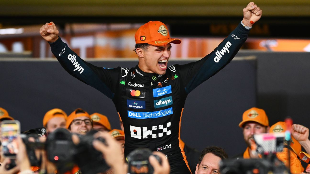 In winning F1 title, Norris proves himself (and his doubters) wrong