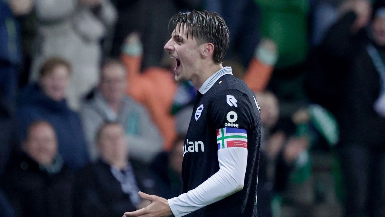 Resink goudhaantje van Groningen na zege op Volendam: 