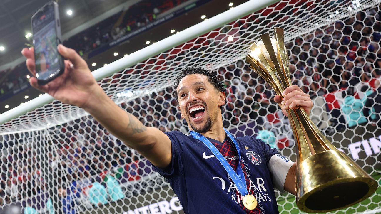 Marquinhos desabafa sobre críticas em meio a celebração do PSG após conquista sobre Flamengo