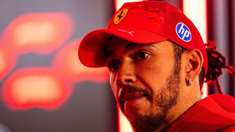 Lewis Hamilton em Maranello
