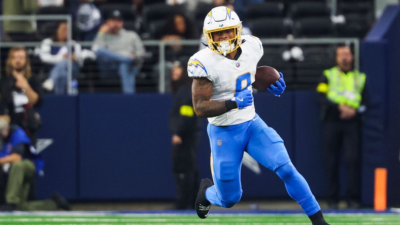 Chargers RB Hampton plans to return vs. Patriots
