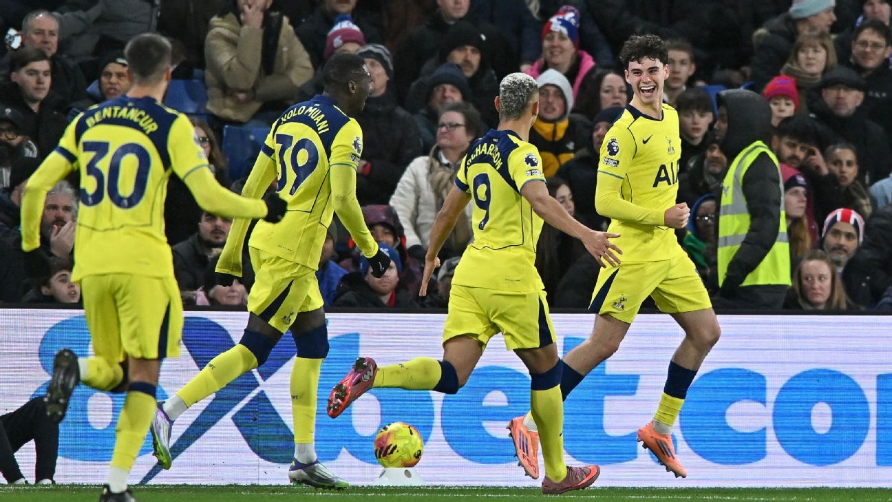 Crystal Palace 0-1 Tottenham: a tábua de salvação de Archie Gray dá uma nova esperança a Thomas Frank