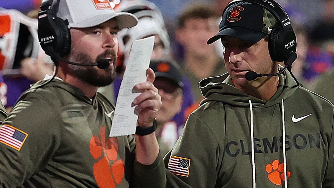 Riley won't return as Clemson OC after 7-6 season