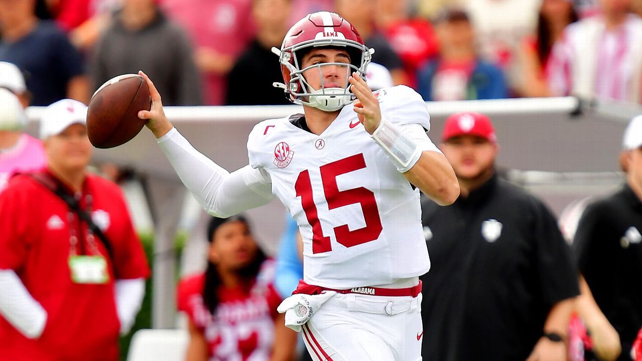 Bama QB Simpson says he's headed to NFL draft