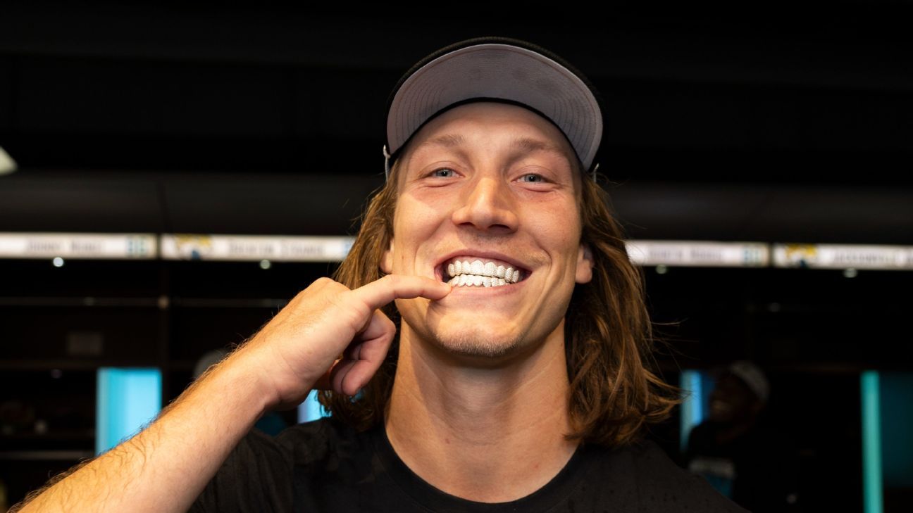 Trevor Rae How Jaguars QB Trevor Lawrence's grill gift came to be - ESPN