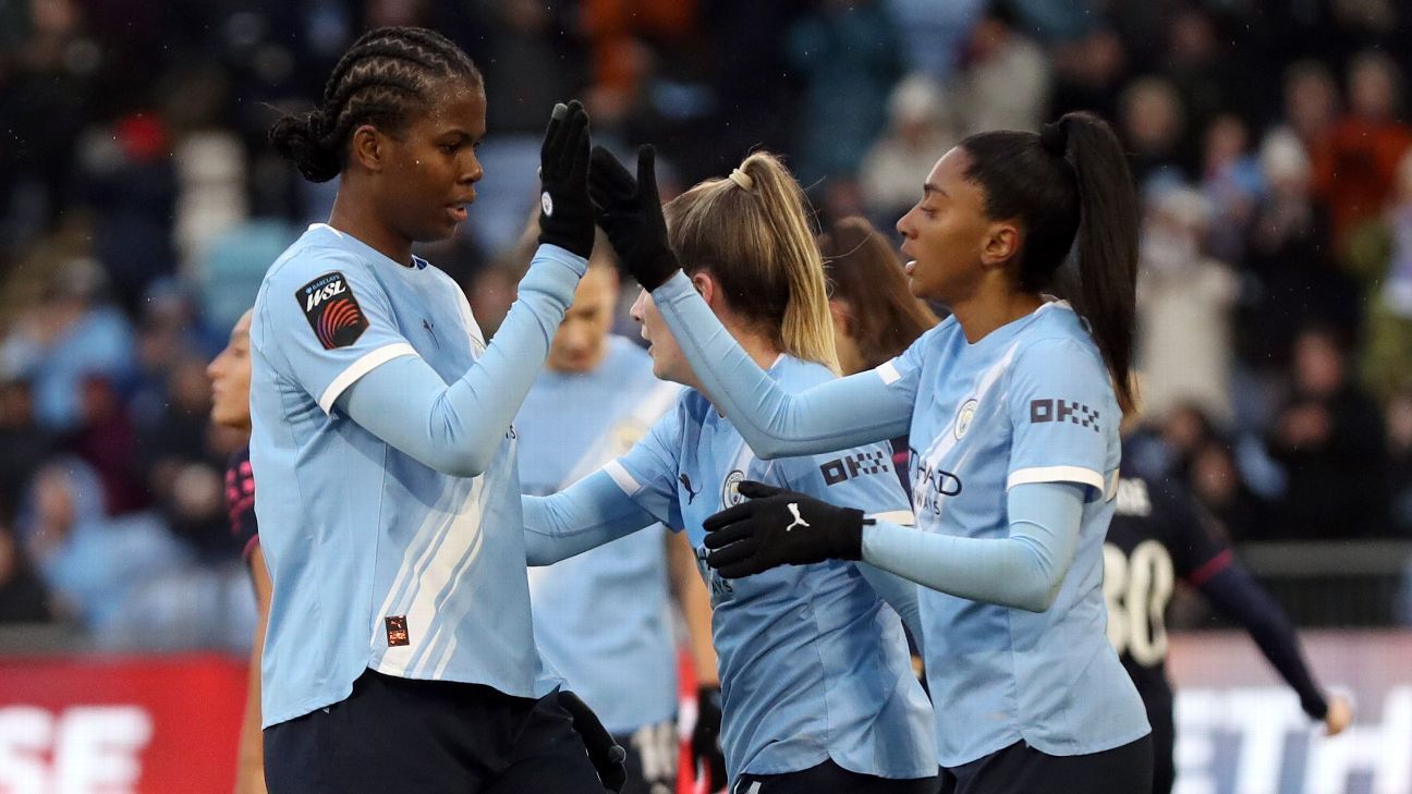 WSL: Man Cin beat Everton to remain 6 points clear