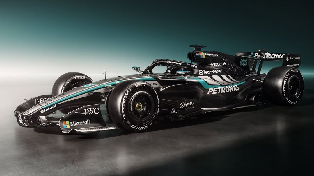 Mercedes divulga fotos do carro oficial para a temporada 2026 da Fórmula 1; veja detalhes