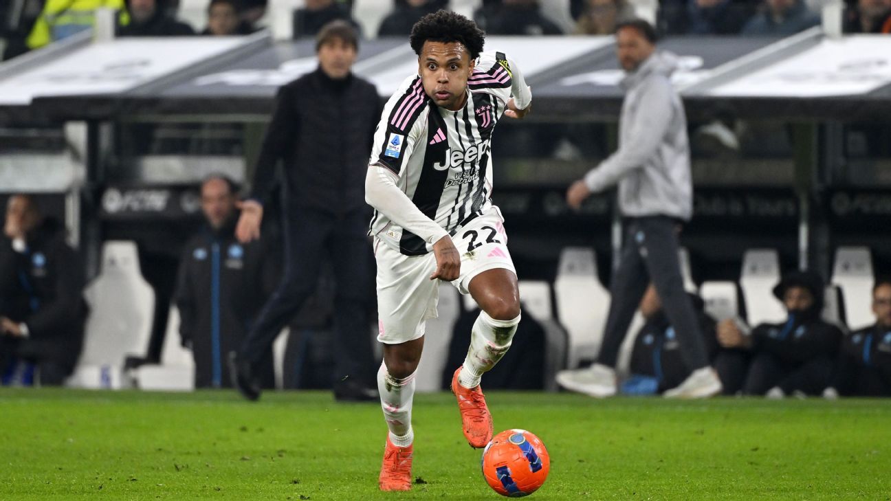 Juventus coach sees USMNT's Weston McKennie as perfect striker