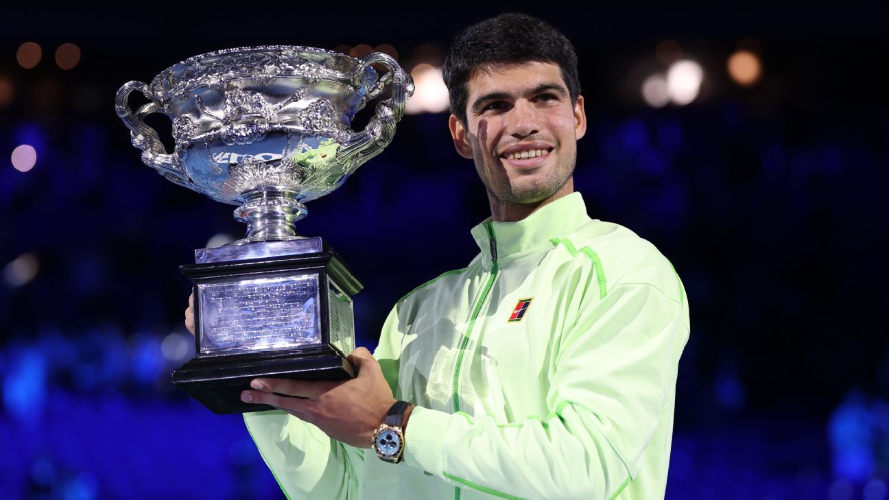 As it happened: Alcaraz outlasts Djokovic in epic final to complete career Grand Slam