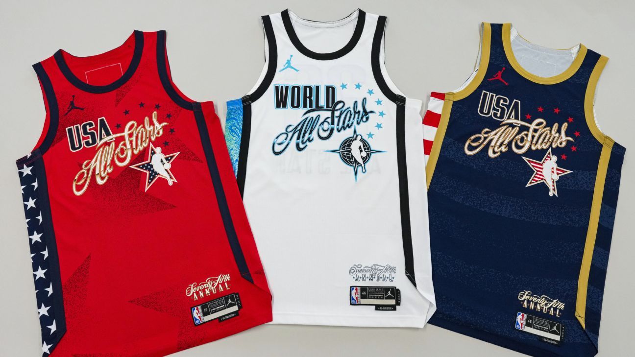 NBA All-Star Game uniforms and court unveiled, inspired by Los Angeles and new format